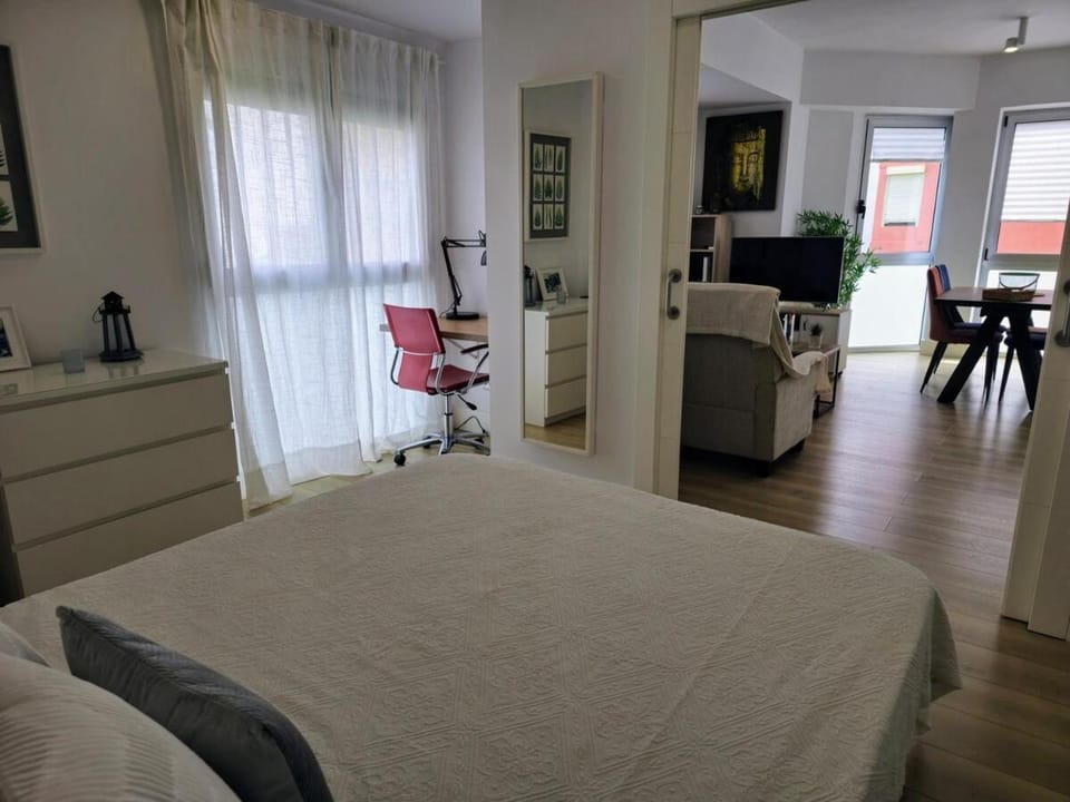 Bed, Living room, Photo of the whole room