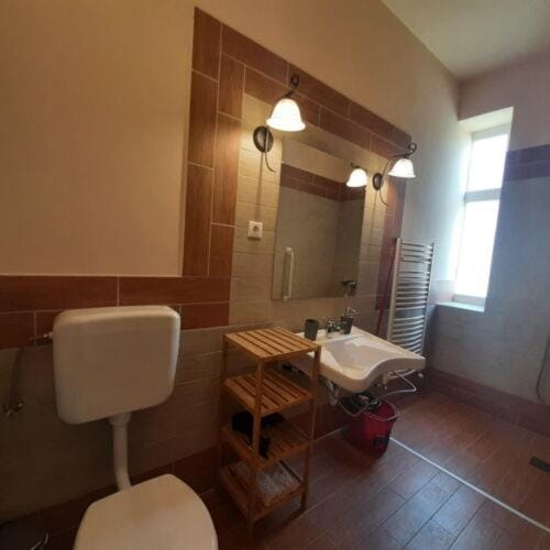 Toilet, Bathroom, towels