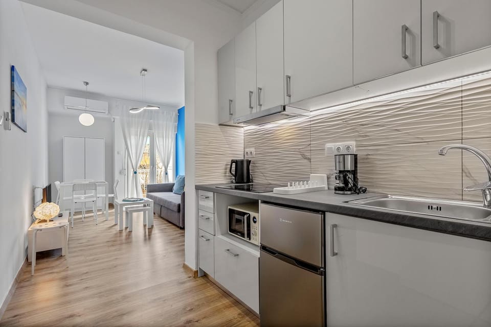 Living room, kitchen