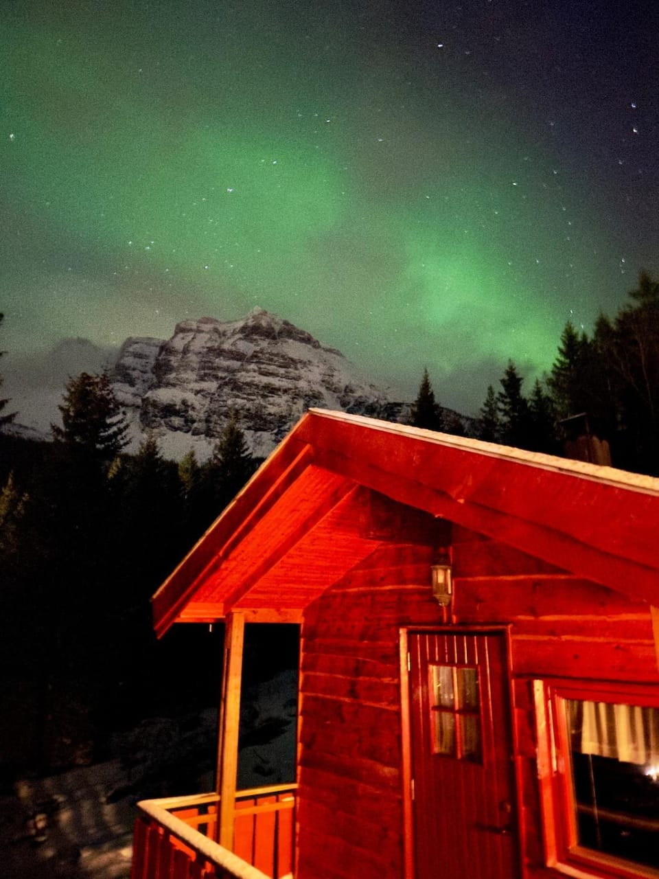 Property building, Night, Mountain view
