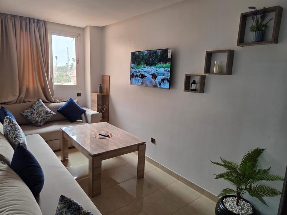 Fabuleux appartement au centre ville de Marrakech à Gueliz Gare CTM et Train Apartment in Marrakesh