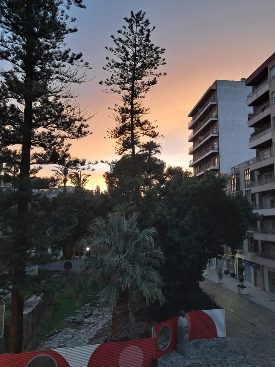 Property building, Natural landscape, View (from property/room), Sunset