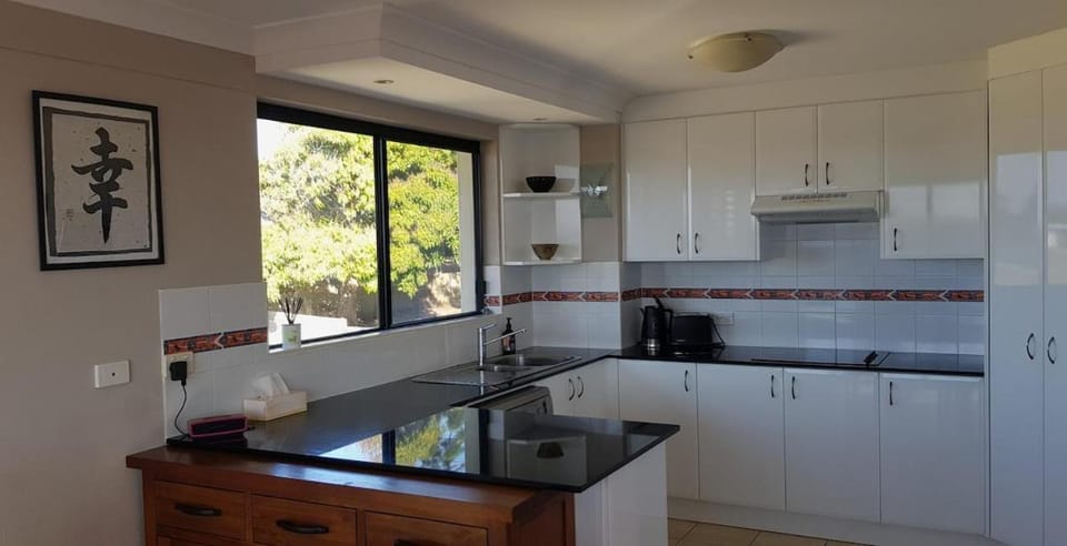 Kitchen or kitchenette, dishwasher, stove