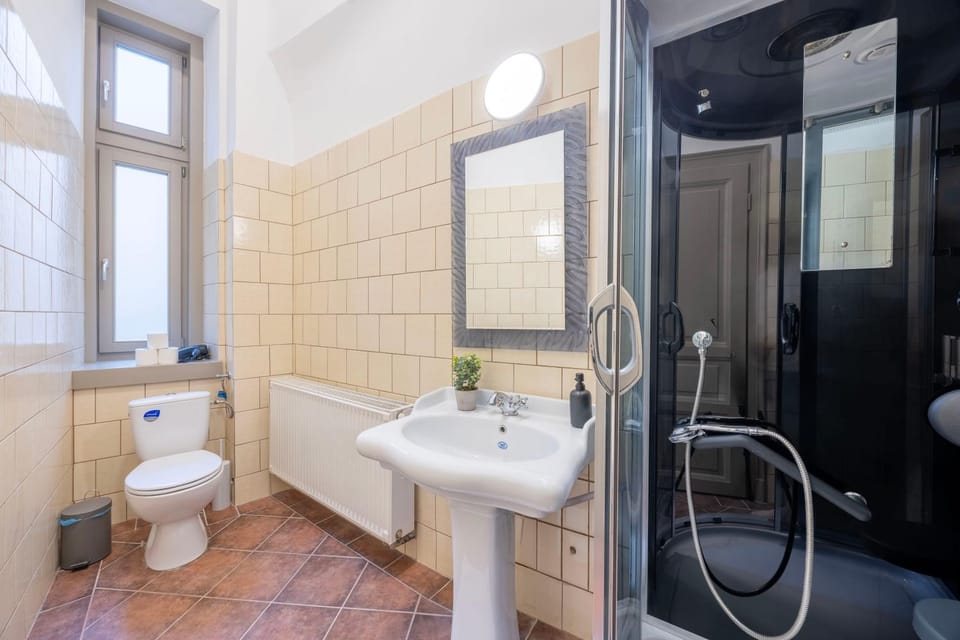 Shower, Toilet, Bathroom, towels