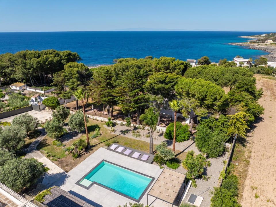 Natural landscape, Beach, Pool view, Sea view, sunbed