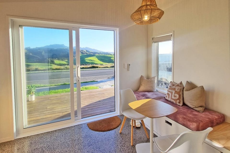 Natural landscape, Living room, Dining area