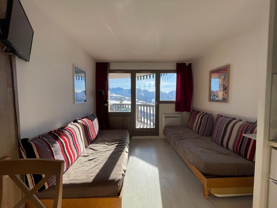 Plein centre Alpe d'Huez vue panoramique Apartment in Huez