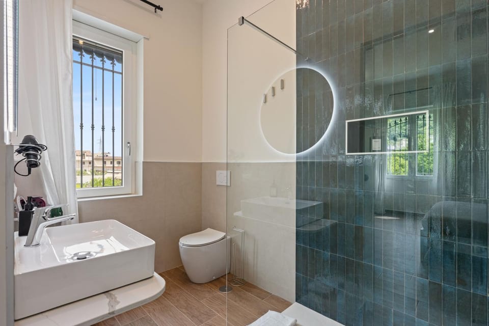 Shower, Toilet, bidet, hair dryier
