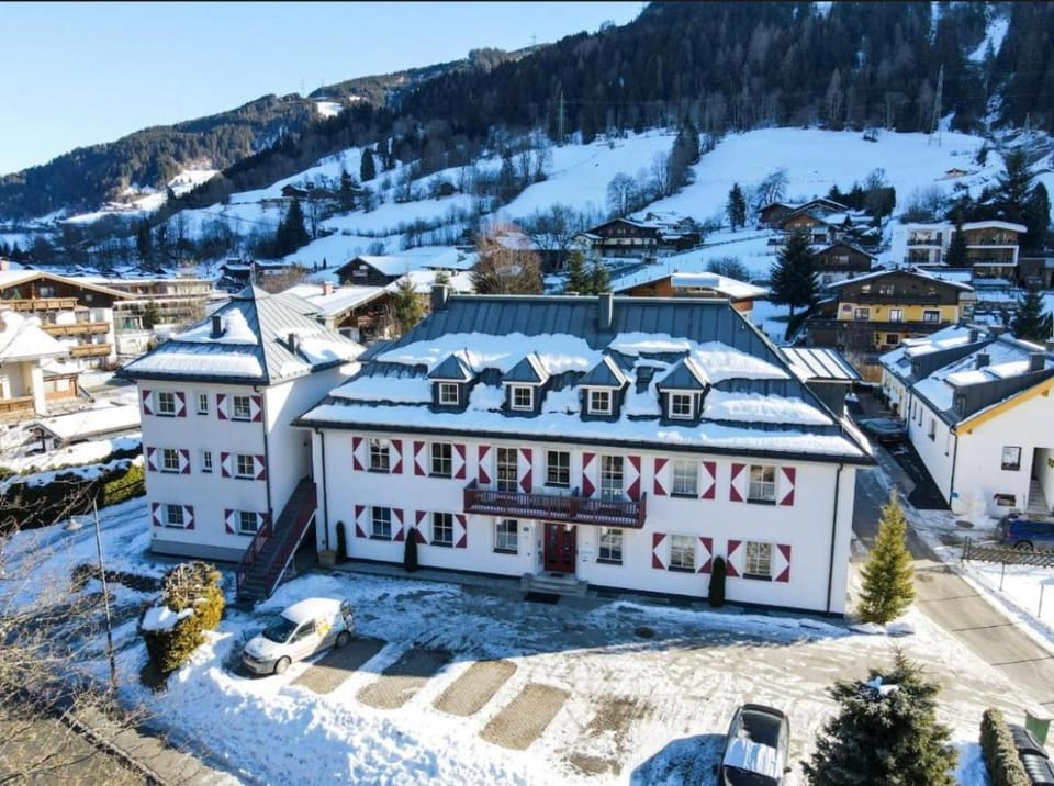 Property building, Day, Winter, Mountain view