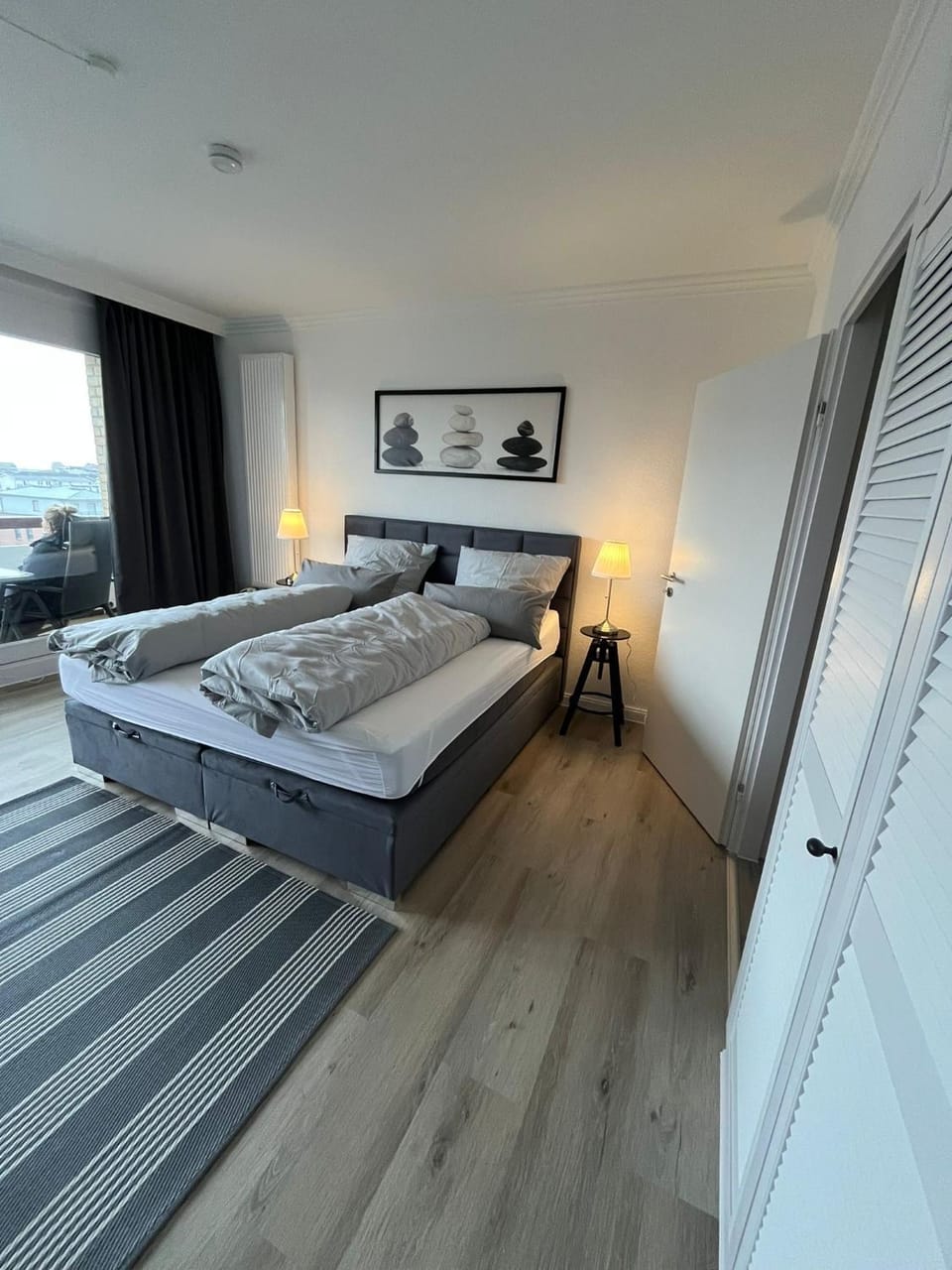 Fewo Schröder - Pier 5 - Strandkorb am Meer - seitlicher Meerblick - inklusiv Bettwäsche und Handtücher Apartment in Büsum