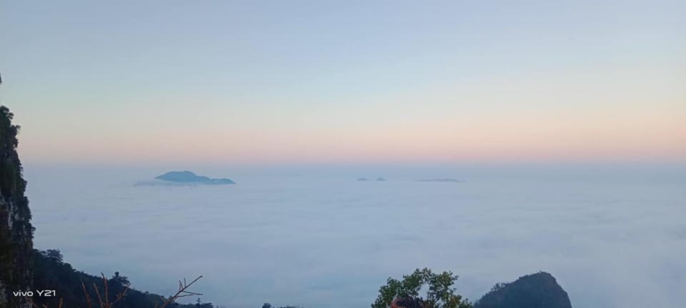 Backpacker Adventure tour Over night Camping on the top of the mountain in Nongkhaiw Highest Mountain in Nongkhaiw Campground/ 
RV Resort in Luang Prabang Province, Laos
