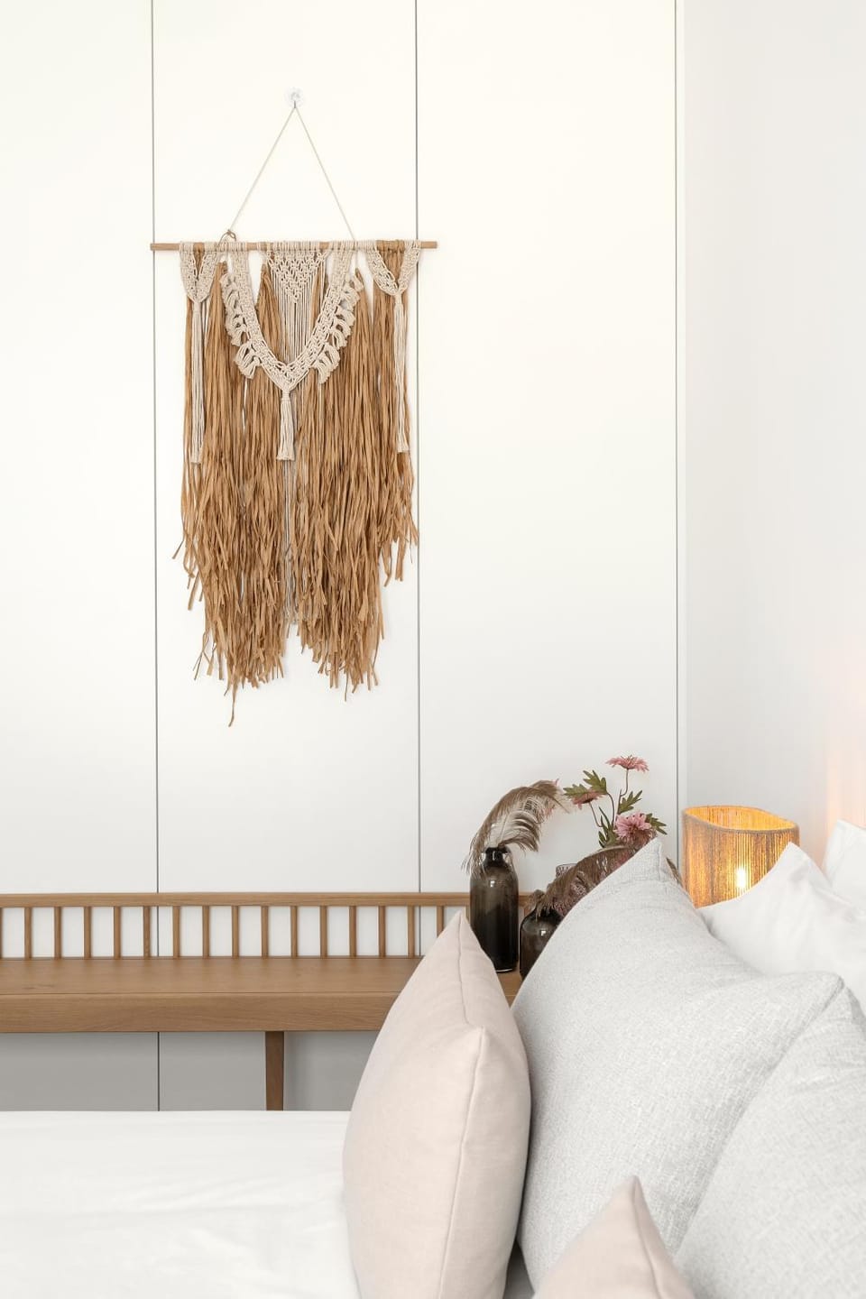 Bed, Decorative detail, Bedroom
