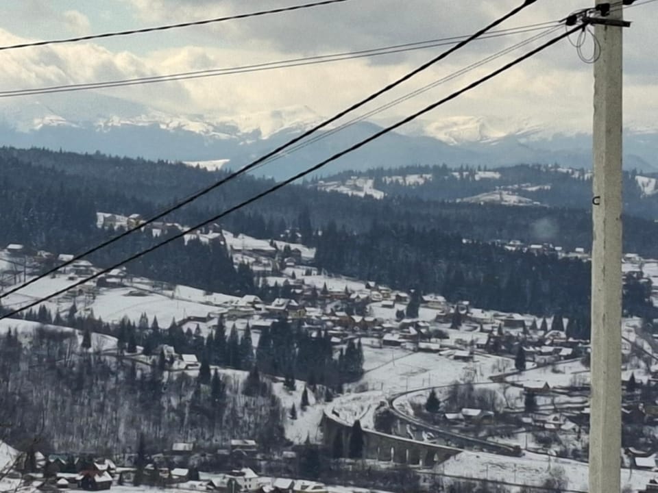 Natural landscape, Winter, Mountain view