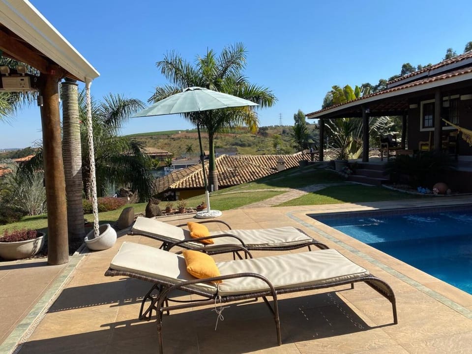 Pool view, sunbed