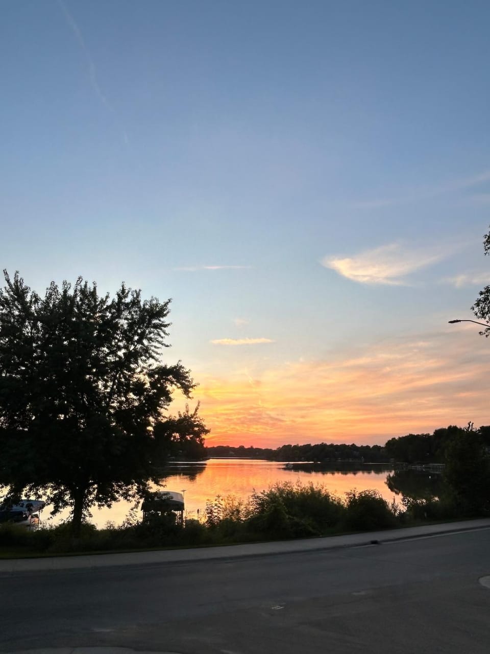 Lake view, Sunrise