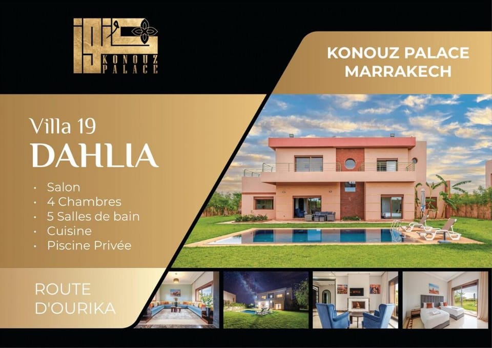 Villa Dahlia Jacuzzi, Stove, Pool Villa in Marrakesh-Safi