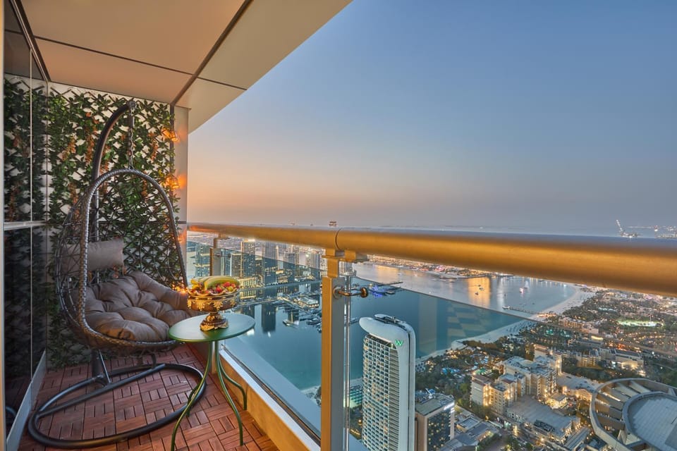 Bird's eye view, Balcony/Terrace, Seating area, Sea view