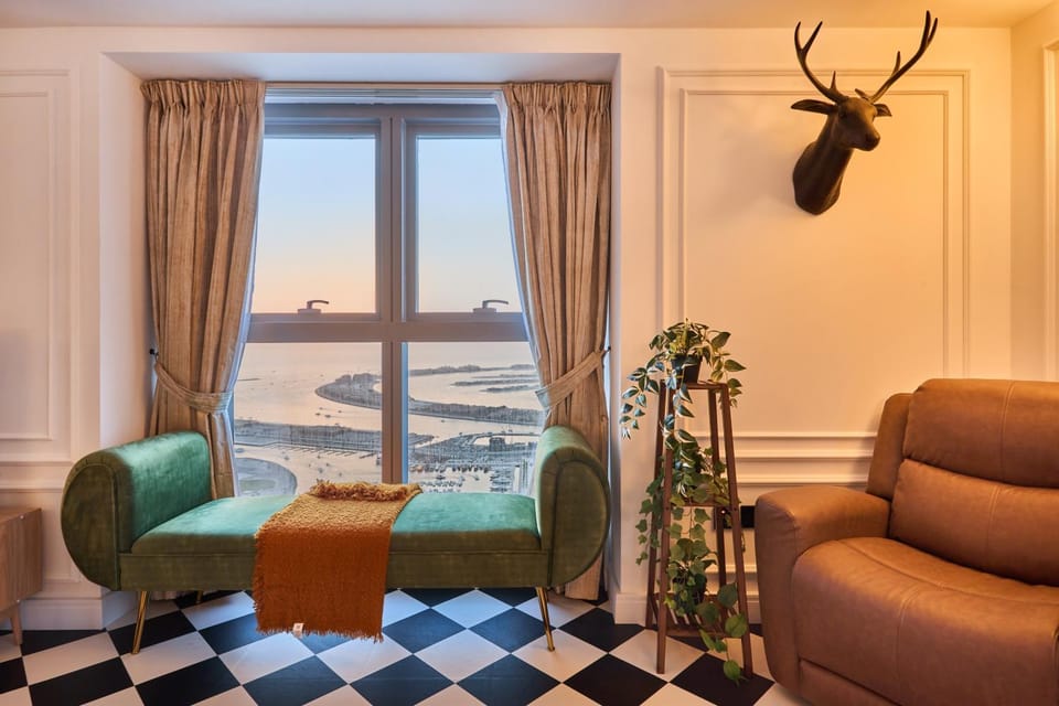 Natural landscape, Living room, Sea view