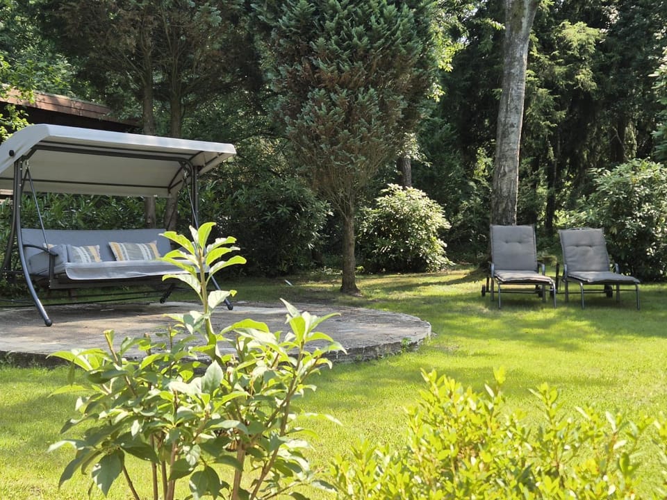 Garden view, sunbed