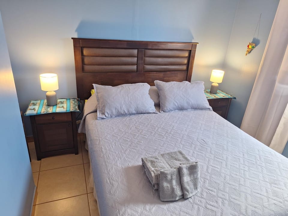 Bed, Photo of the whole room, Bedroom, furniture, furniture, furniture, towels