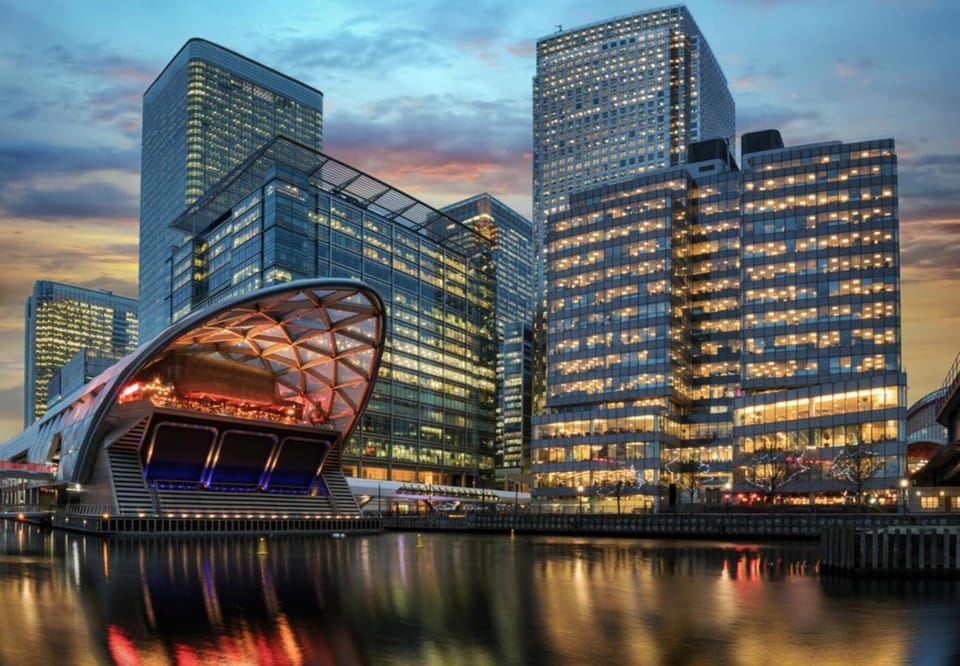 Nearby landmark, Night, City view, River view