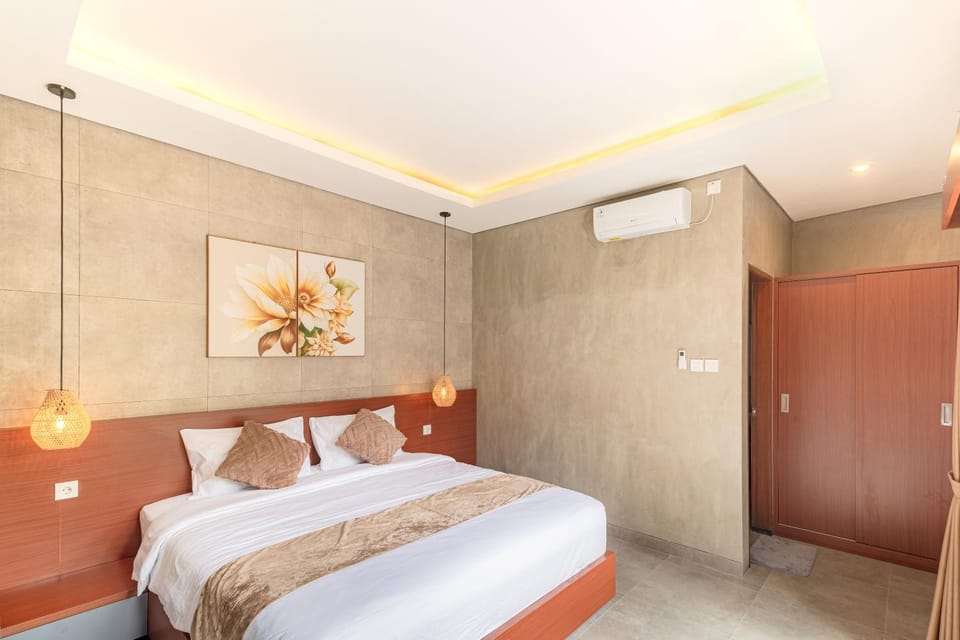 Bed, Bedroom, air conditioner