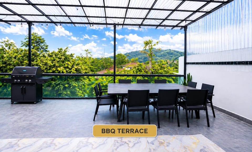 Natural landscape, BBQ facilities, BBQ facilities, Balcony/Terrace, Mountain view