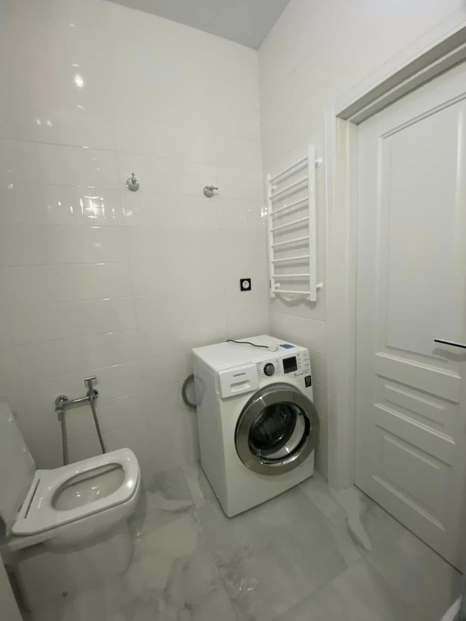 Toilet, washing machine, dryer