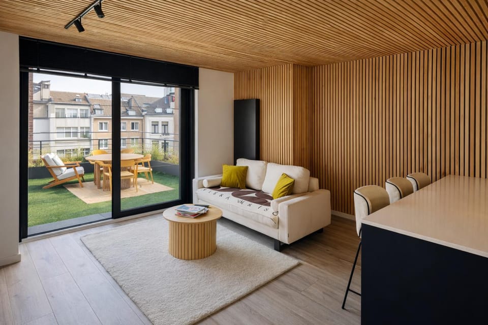 Stylish Penthouse in BXL with 2 Panoramic Terraces Apartment in Brussels
