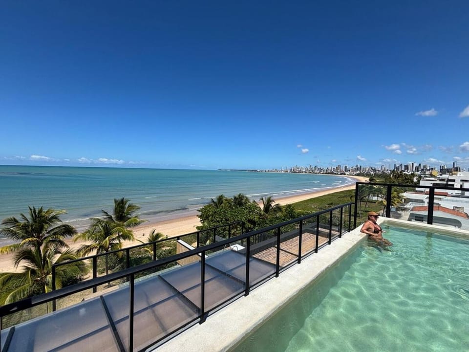 Pequena Grécia, frente mar, pé na areia com piscina Apartment in Cabedelo