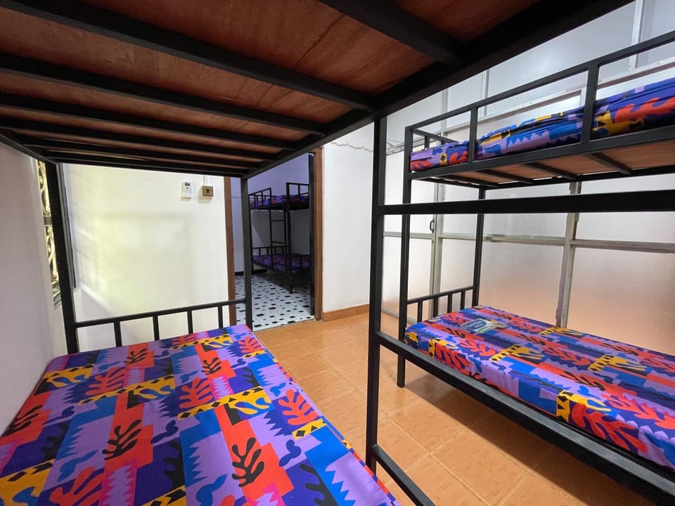 Photo of the whole room, bunk bed