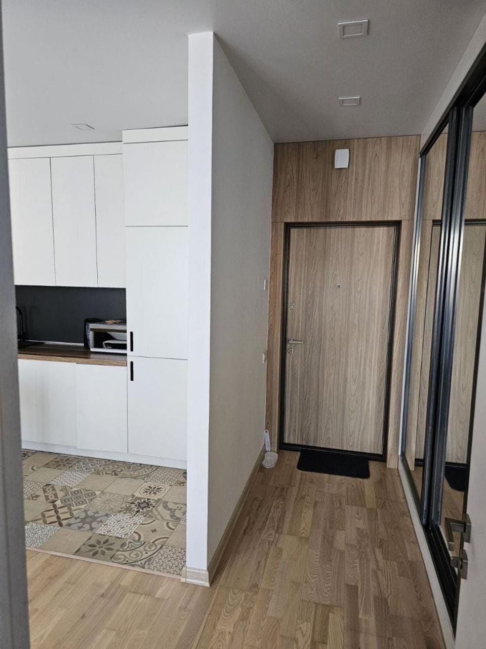 Kitchen or kitchenette, wardrobe