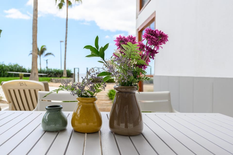 Garden, Balcony/Terrace, Dining area, Garden view, Sea view
