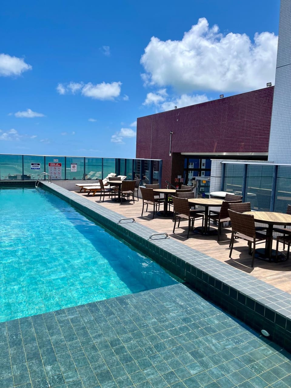 Natural landscape, View (from property/room), Sea view, Swimming pool, sunbed
