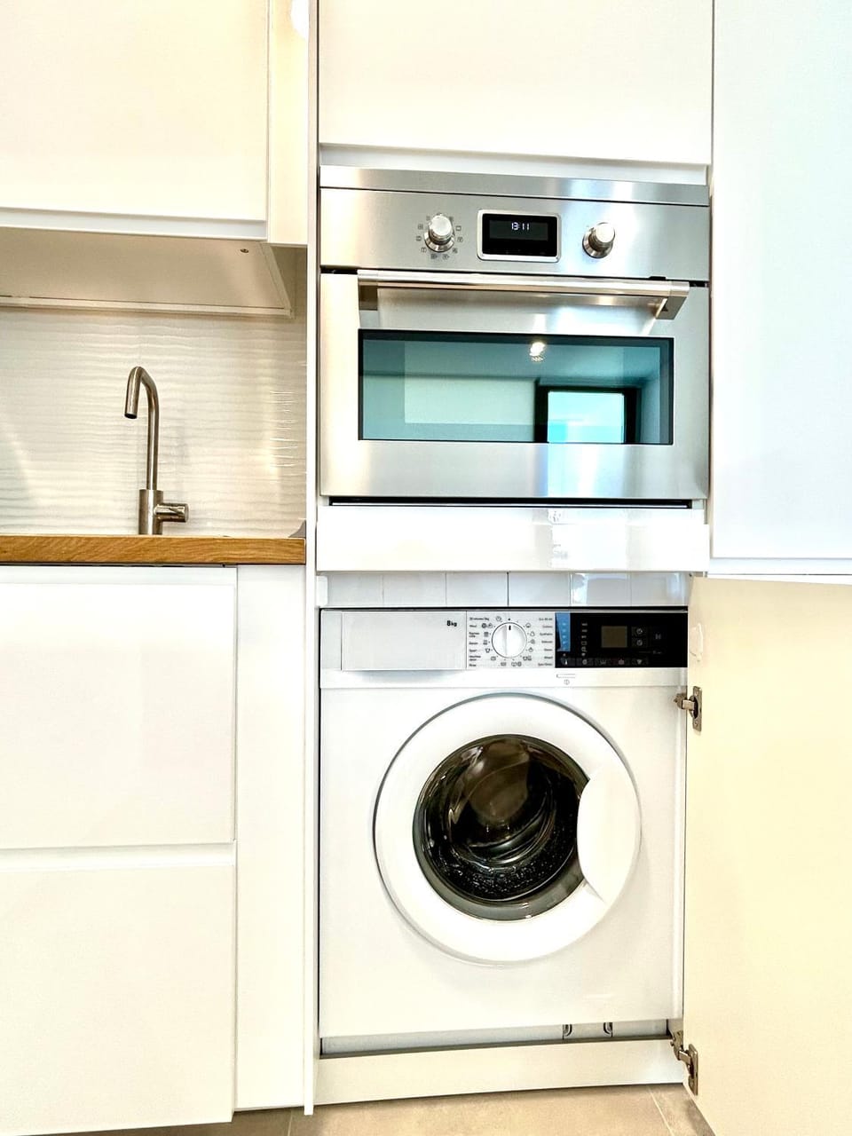 microwave, oven, washing machine