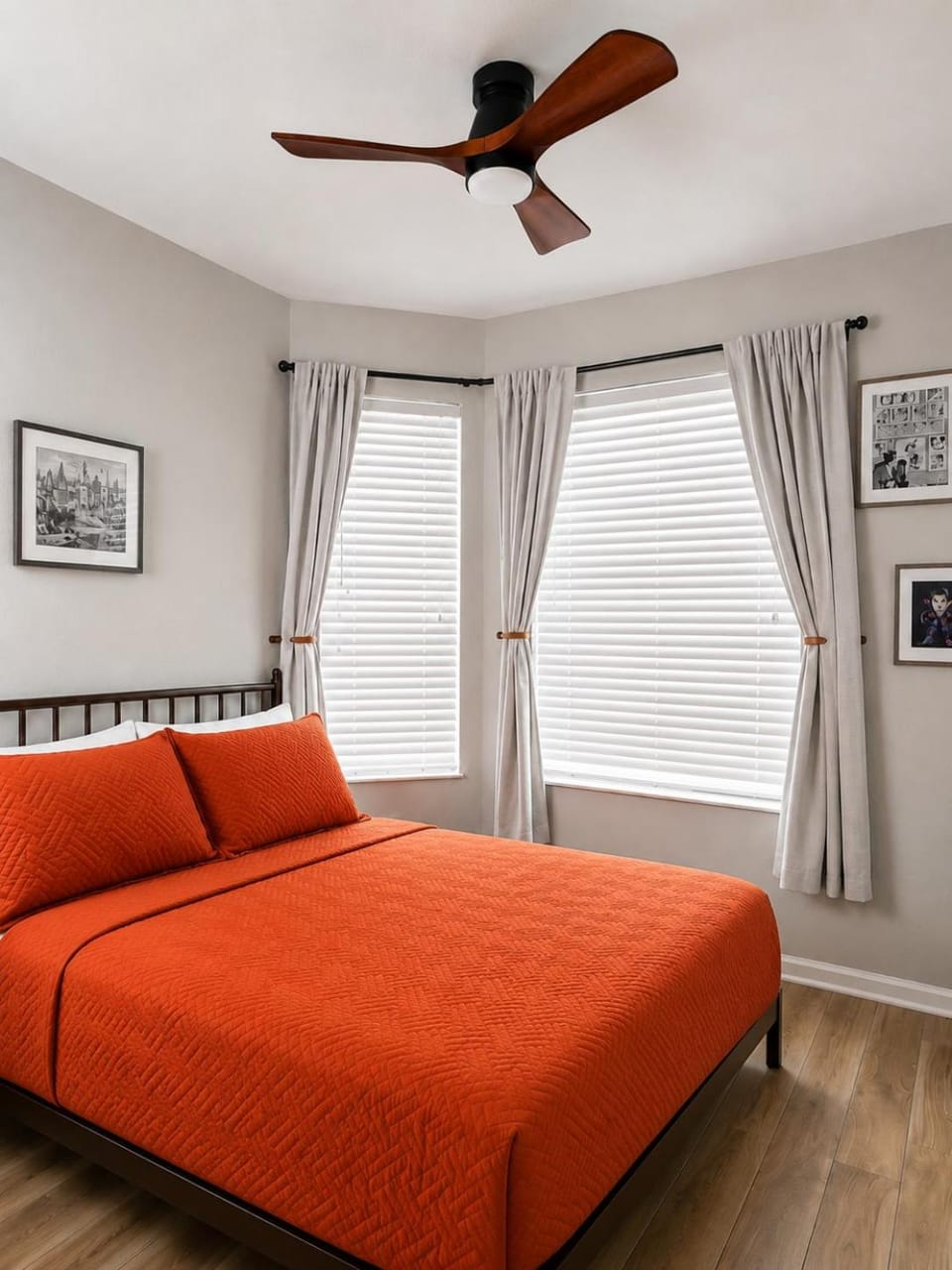 Bed, Bedroom