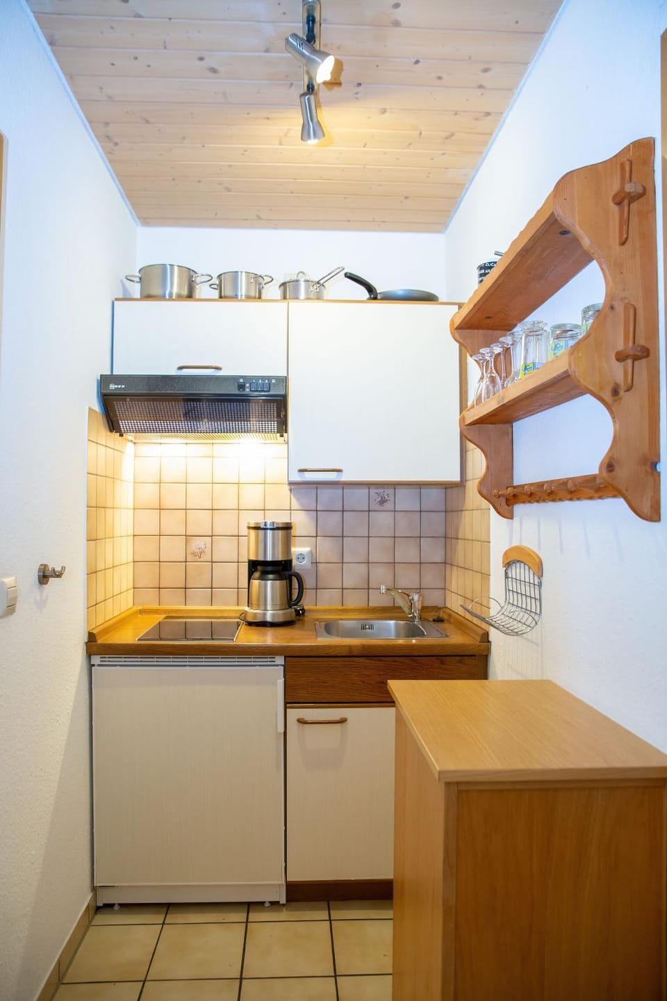 Kitchen or kitchenette, Living room