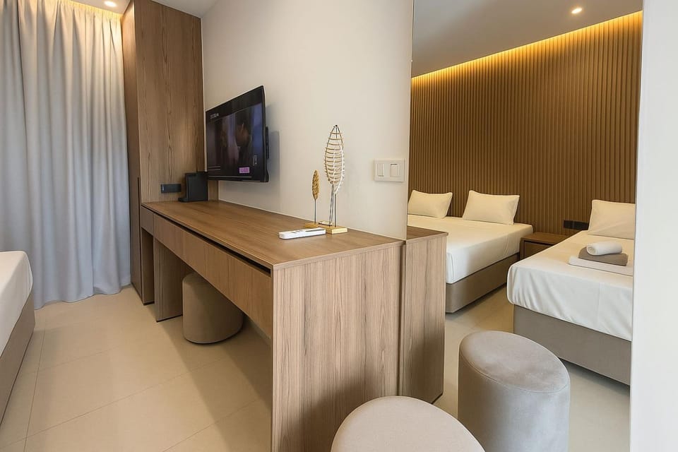 TV and multimedia, Coffee/tea facilities, hair dryier, wardrobe