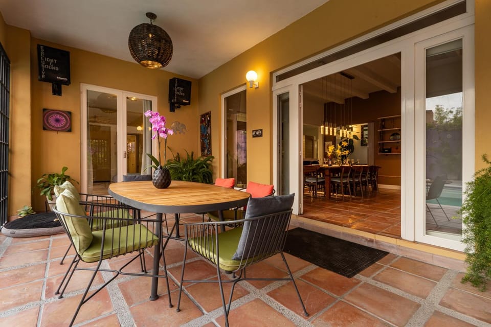 Patio, Seating area, Dining area
