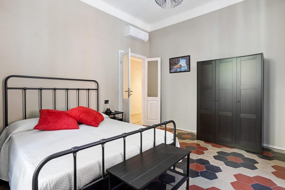 Property building, Living room, Bedroom