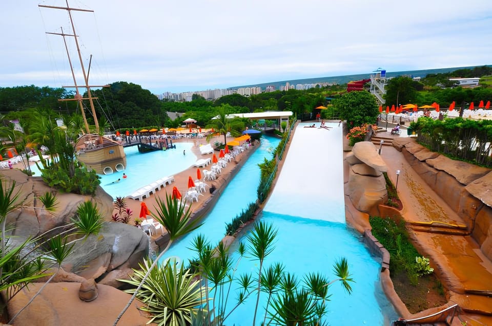 Day, Natural landscape, Aqua park, Mountain view, Pool view, Swimming pool