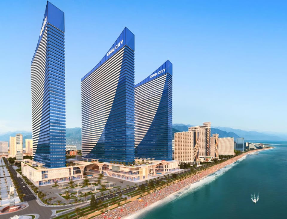 Property building, Nearby landmark, Natural landscape, Beach, City view, Sea view