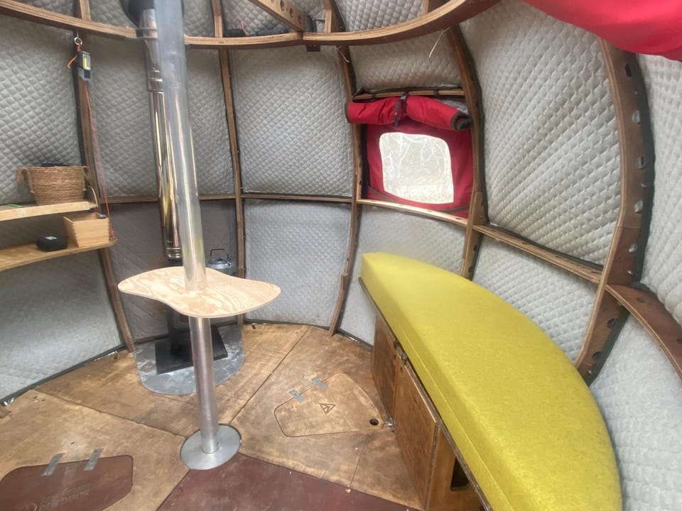 Trädbollen Luxury tent in Sweden