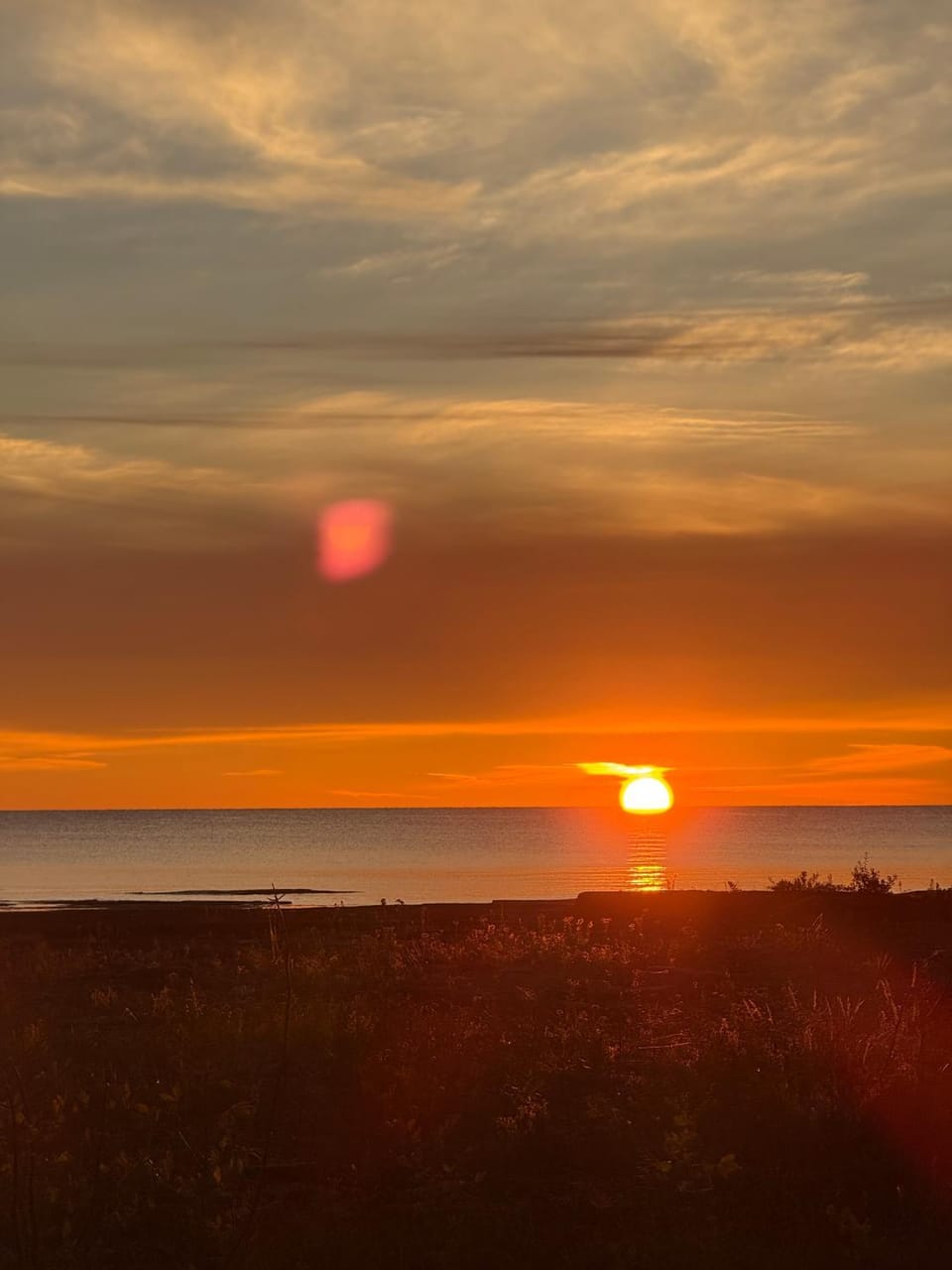 Natural landscape, Beach, Sea view, Sunset