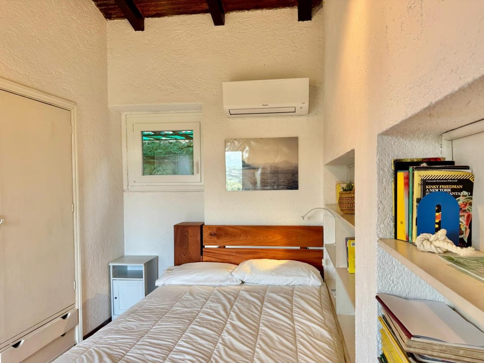Bed, Photo of the whole room, Bedroom, wardrobe, air conditioner