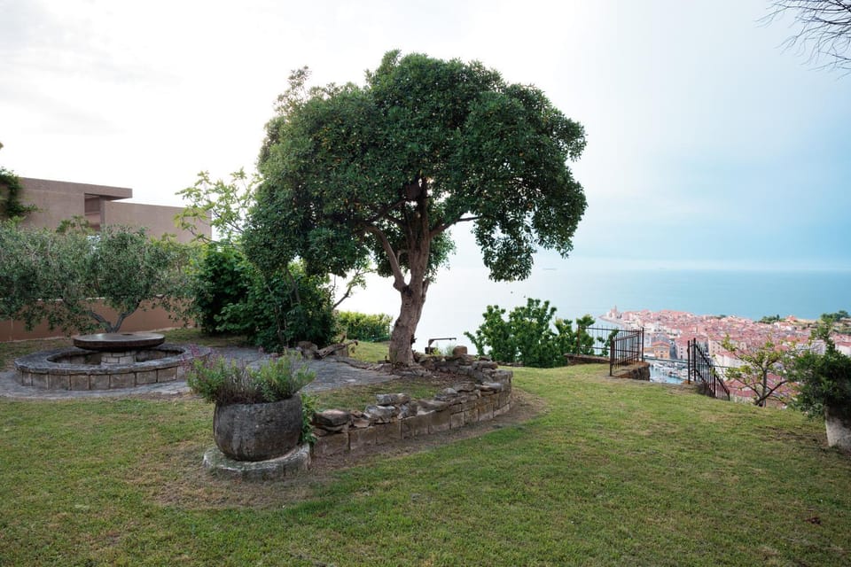Natural landscape, Garden, Garden view, Sea view