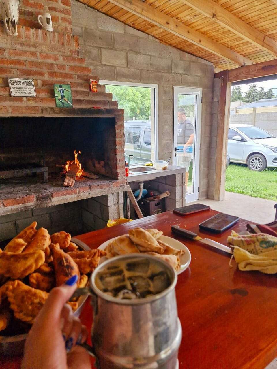 BBQ facilities, Dining area, Lunch