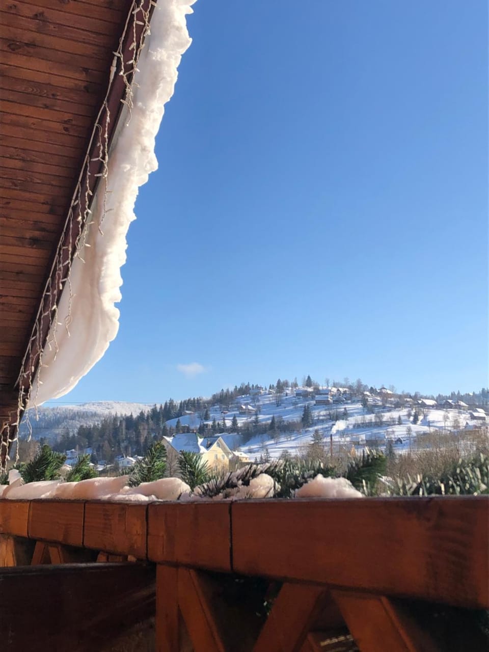 Winter, View (from property/room), Balcony/Terrace, Mountain view