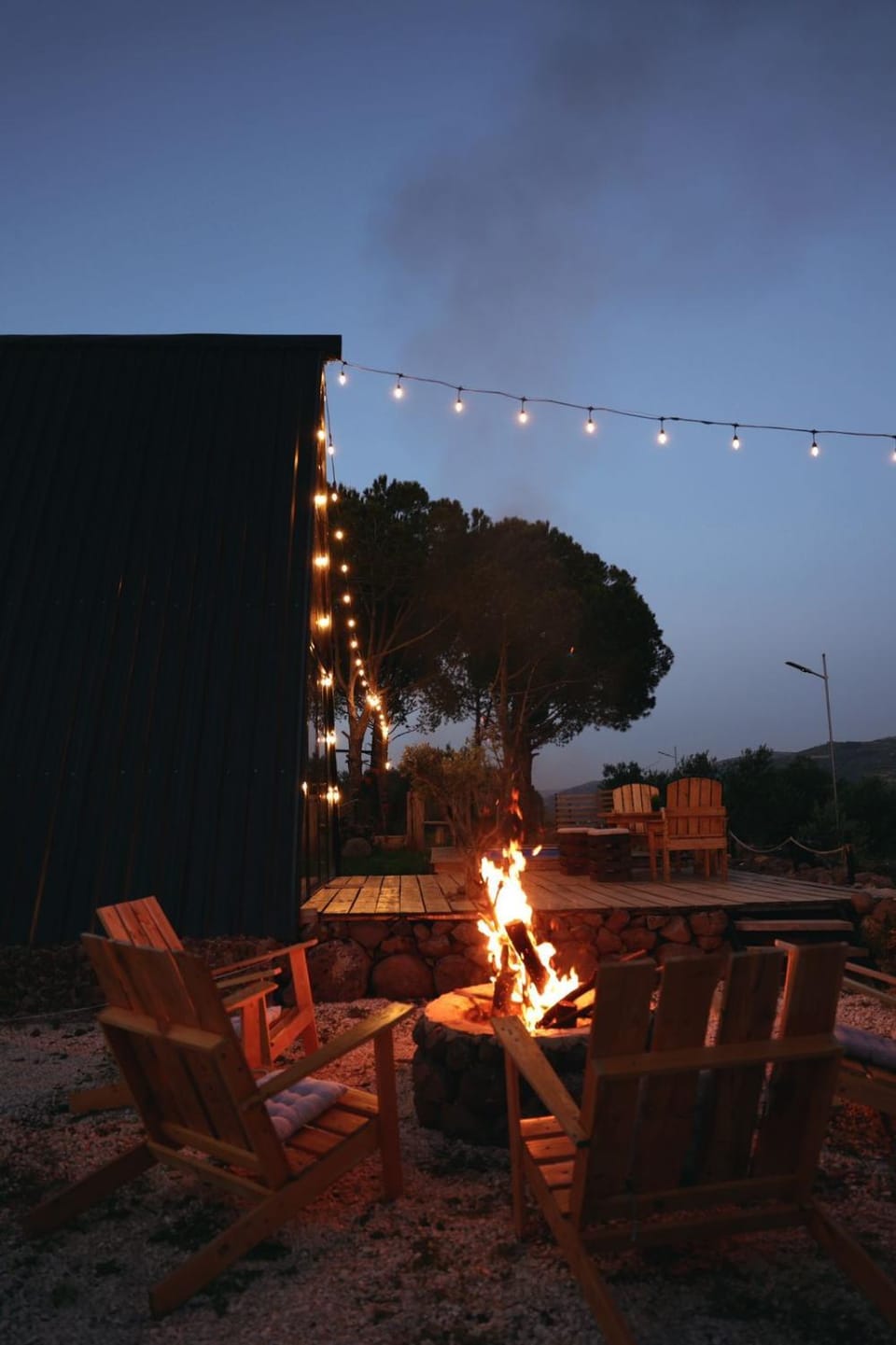 Night, BBQ facilities