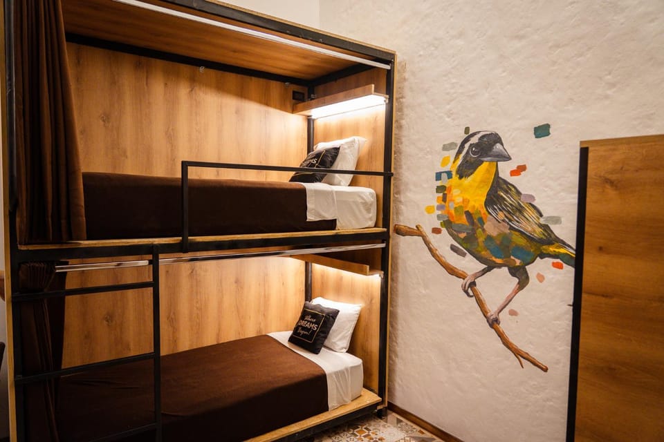 Photo of the whole room, bunk bed